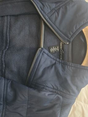 Kenneth Cole New York Navy Quilted Bomber Jacket